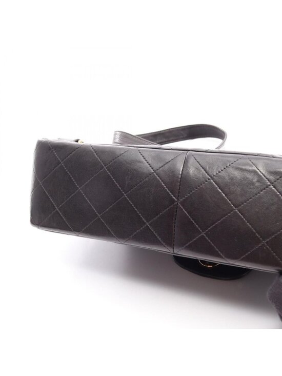Chanel Backpack Quilted Black Lambskin